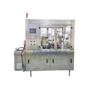 Olive Oil Hot Juice Carbonated Drink Pure Water Glass Bottle Hot Melt Glue Labeling Machinery