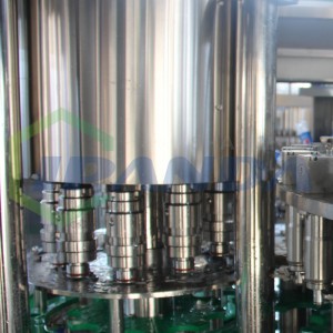 Automatic three-in-one beverage bottling line filling machine for juice