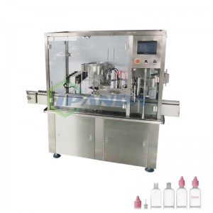 Automatic peristaltic pump e liquid bottles filling capping machine line