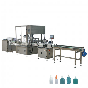 Automatic Eye Drop Bottle Filling Capping and Labeling Machine