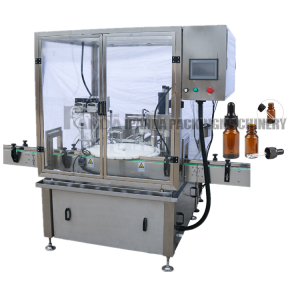 Auto 10ml 60ml Rotary Filler Line Electronic Liquid E-Liquid Filling Machine