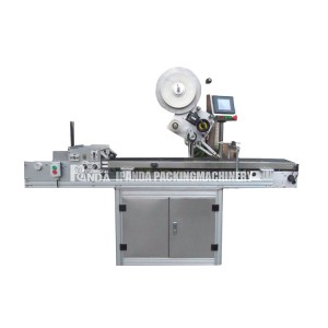 Automatic Flat Surface Plane Card Paper Box Top Labeling Machine