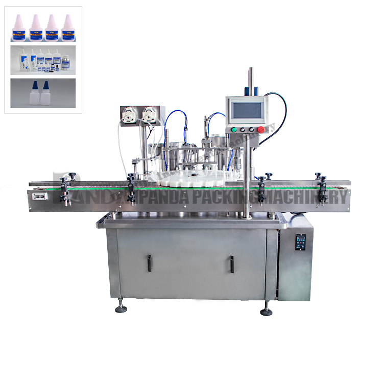glue filling and capping machine