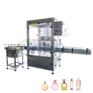 Cosmetic Liquid Perfume Filling Packing Machine Small Round Glass Bottle Filling and capping labeling Machine