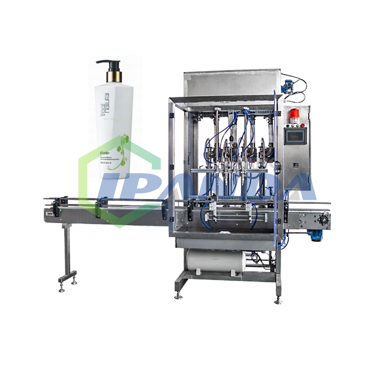 Cheap price Bottle Crown Capping Machine - 2022 hot sale high speed piston pump type hand sanitizer filling and labeling machine – Ipanda