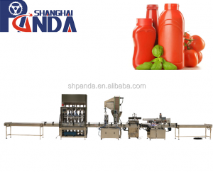 Automatic filling capping machine for paste Ketchup Filling Production Line