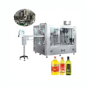 Automatic rotary type oil filling capping proce...