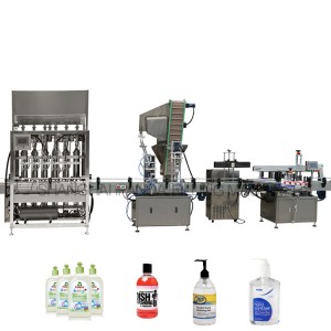 Automatic Shampoo/Shower Gel/Hand Sanitizer Filling Machine Line