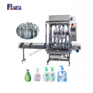 Automatic 4 Heads Face beauty Cream Vertical Cosmetics Paste Bottle Filling Machine With Feeding Pump