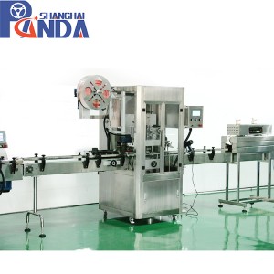 Automatic Pet PVC Film Neck and Body Shrink Sleeve Labeling Machine with Electric or Steam Heat Tunnel