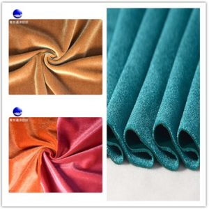 2022 Нова модна микро металик корејска ткаена облека со темно сина цветна кадифена ткаенина