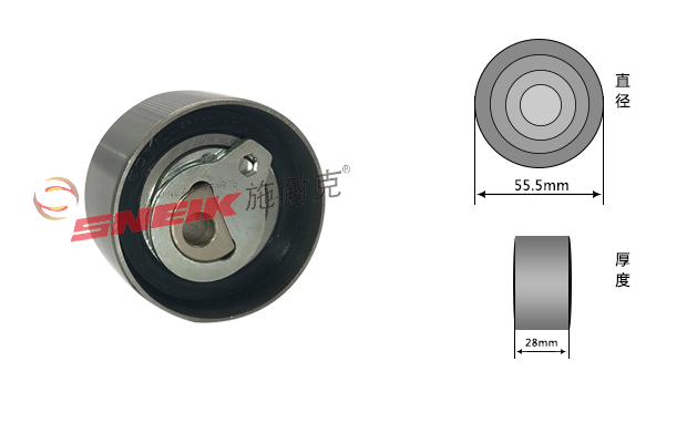 CA106 Applicable model: Changan Benz LOVE 474 engine automatic tensioning wheel diesel Model year：2009-2012  1000190-G03/1356839016 Featured Image 图片2