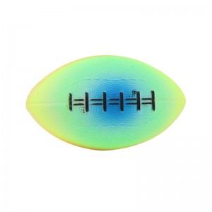 Egyedi szivárványos PVC játék labda strandlabda egyedi logó 5-9 hüvelyk