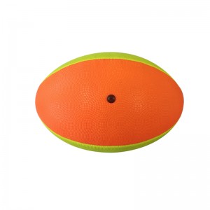 Aukštos kokybės 1-5 dydžio individualus logotipas PVC regbio kamuolys