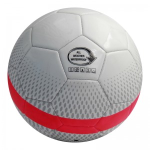 Soccer Ball-ඉහළම ගුණාත්මක PRO ටෙක්ස්චර්ඩ් PU සම්