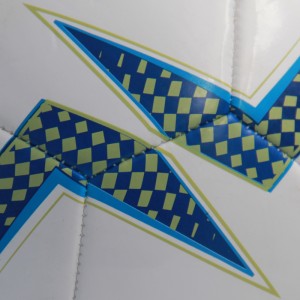 Sokkerbal-gratis voorbeeld van kleurvolle pasgemaakte gedrukte logo
