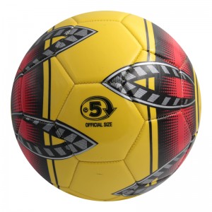 Kargeha Golên Futbolê Firotina Rasterê Topa Futbolê ya Pîşeyî ya PVC Leather Topên Futbolê Futbol