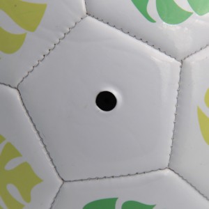 Ballon de football de taille 5 de football de PVC de match d'entraînement fait par conception de client pour l'entraînement sportif