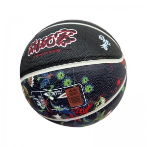Ballon de basket-ball adapté aux besoins du client d'unité centrale de contact doux de basket-ball pour le jeu d'intérieur
