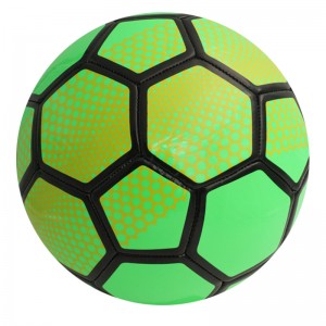 Ballon di football personalizzatu promozionale cù taglia / pesu ufficiale, logo stampatu