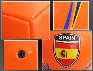 Pallone sportivo impermeabile da calcio impermeabile personalizzato in PVC PU TPU per allenamento di club