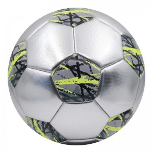 Balón de fútbol con unión térmica proporcionado a medida de fábrica, tamaño 4/5 para entrenamiento/juego de fútbol, ​​balón de fútbol de pvc/pu para interior y exterior