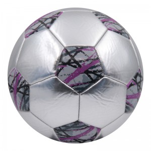 Gyári egyedi gyártású termikus kötésű futball labda, 4/5 méretű edzés/játék foci, PVC / pu futball labda beltéri kültéri használatra