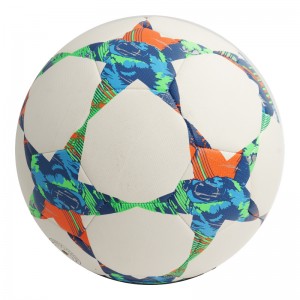 Pwofesyonèl foutbòl PU/PVC/TPU Materyèl Lig Kalite Match Fòmasyon Balon foutbòl