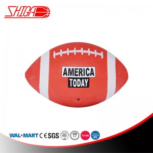 Америкалык футбол / Регби топу – көбүк PVC, машина менен тигилген