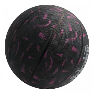 Баскетбол – Евтина гума, ламинирана, използвана за промоции и училищни тренировки