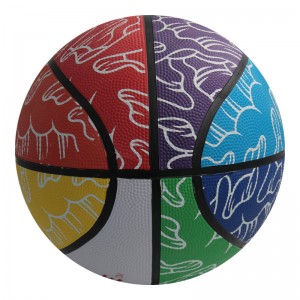 Baloncesto–Juegos de pelota personalizados, fabricados en piel sintética -Oficial/Regalo/Escuela
