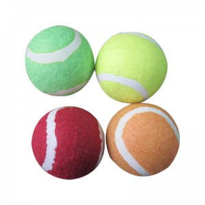 Байгальд ээлтэй силикон интерактив тэжээвэр тоглоомын теннисний бөмбөг, нохойнд зориулсан тоглоом