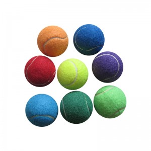 नवशिक्या खेळाडूसाठी लोकर रबर सामग्री टेनिस बॉल प्रशिक्षण सराव बॉल
