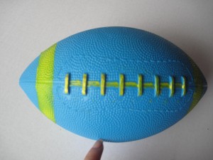 American Football / Rugby Ball–PVC custom, asalna dina desain anu béda