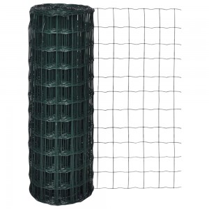 Green PVC coated Euro Fence for garden fence