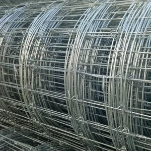 Galvanized fixed knot fence for deer cattle livestock