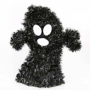 Outdoor Christmas Tree Hanging Ornaments Decorative Wire Tinsel Ghost Chenille Stem for Party Window Door Decorations