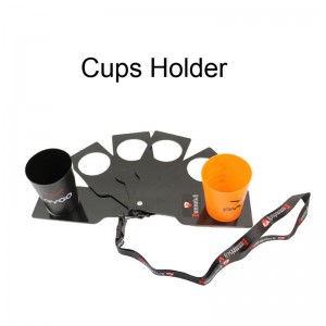 Plastic beer racks foldable beer cup holder