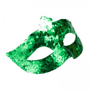 Factory wholesale Xmas Cap - St. Patrick Christmas Prom Carnival Gold Plastic Makeup Masks – Shinny
