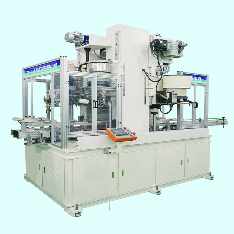Hot-selling Full-auto Pail line - YDT-45D Full-auto ear weld & wire handle combination machine for pails – Shinyi