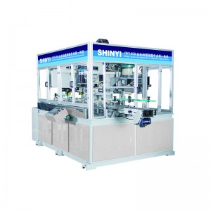 New Fashion Design for Small rectangular can packaging machine - YDT-60S Full-auto plastic handle forming and ear welding machine – Shinyi