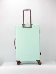 Új trend Személyre szabható színek ABS poggyászkészletek 20 24 28 hüvelykes utazókocsi táskák 4 kerekű poggyászbőrönd
