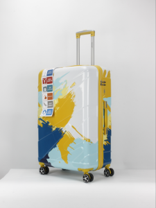 Ταξιδιωτικές τσάντες αποσκευών τρόλεϊ και σκληρή βαλίτσα ABS PC μεταφέρονται στις αποσκευές