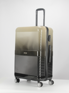 Customized hard shell zipper luggage multi size PC travel trolley case 4 wheels portable digital lock safe carry sa maleta