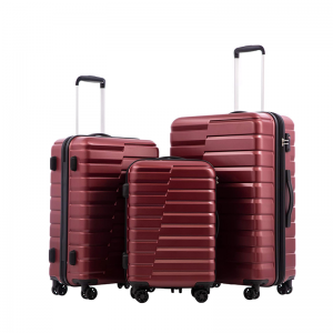 ABS PC trolley bag factory travel luggage