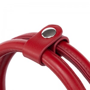 Vibrant Red Top-Handle Bag