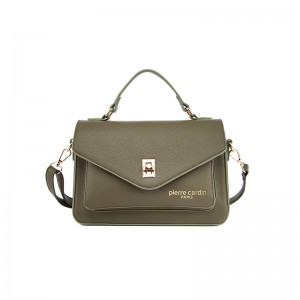 Olive Green Two-Way Envelope Bag (Handheld & Crossbody)