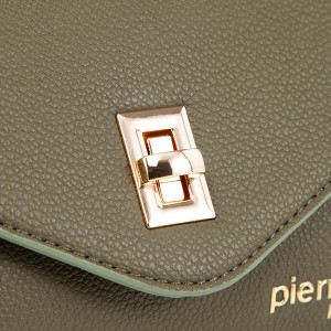 Olive Green Two-Way Envelope Bag (Handheld & Crossbody)