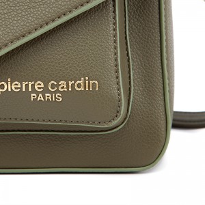 Olive Green Two-Way Envelope Bag (Handheld & Crossbody)