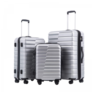 ABS PC trolley bag factory travel luggage